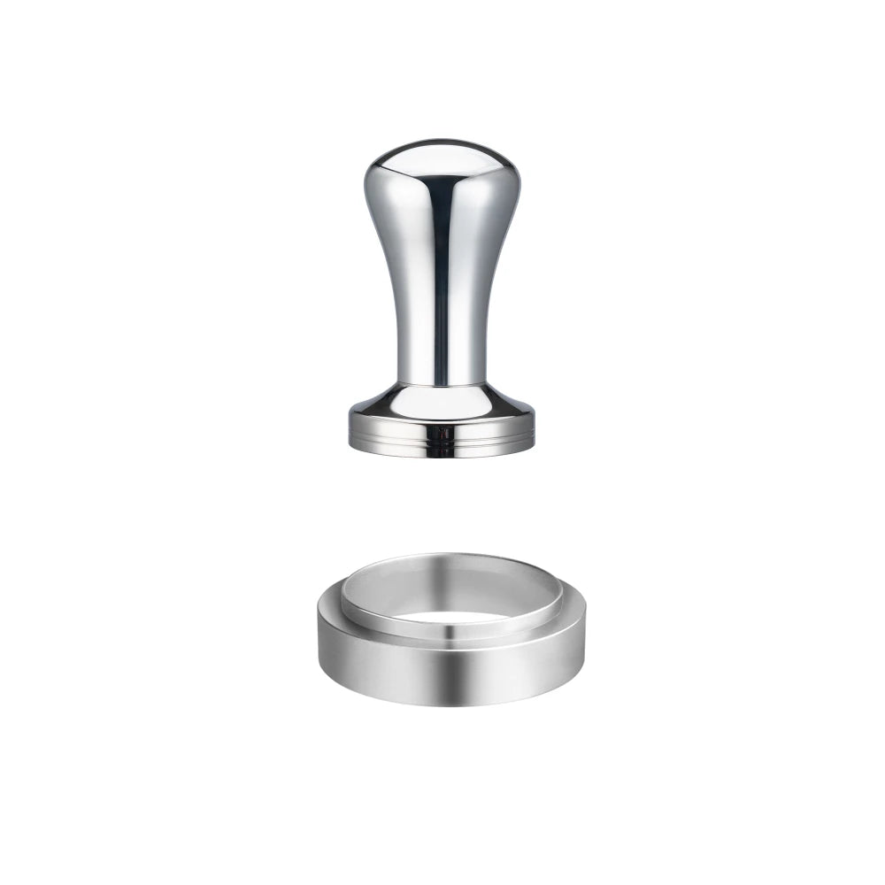 RECAFIMIL 51mm Espresso Tamper – DeLonghi Portafilter Fit Espresso Tamper Qst 1Tamper1Ring-Silver