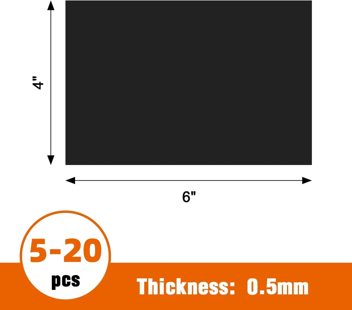 Adhesive Flexible Magnetic Sheets – Photo Magnet Backing for Crafts Adhesive Magnet Sheets Qme