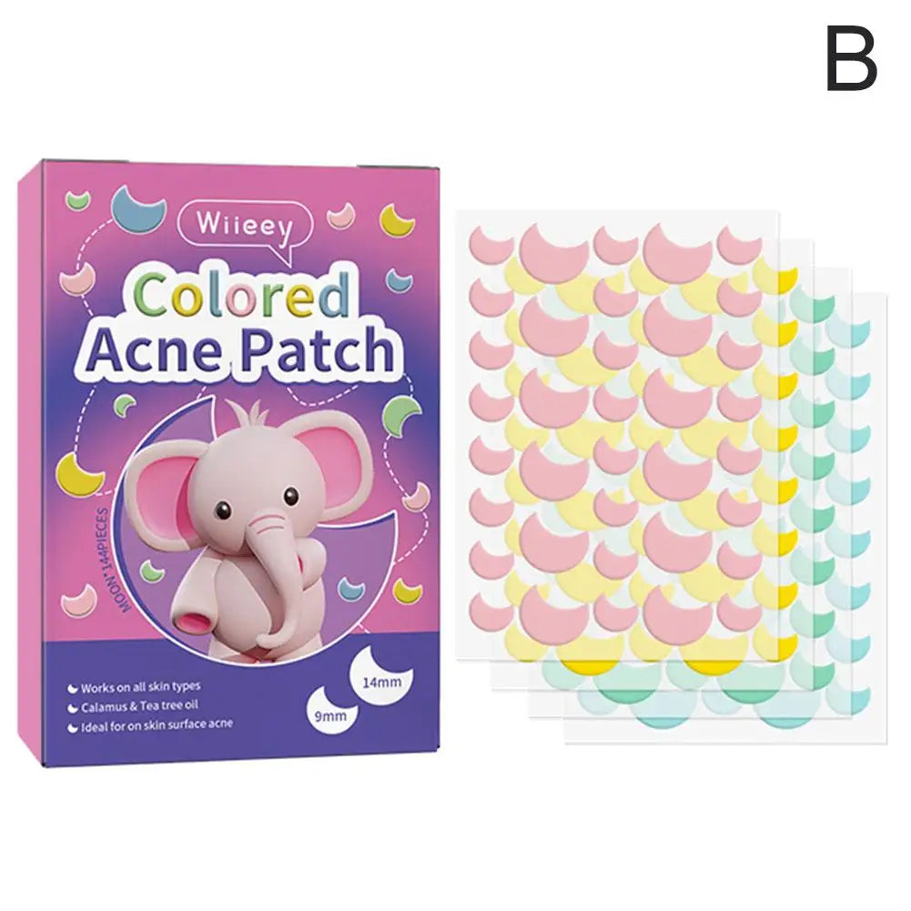 Star Colorful Pimple Patches – 144pc Invisible Spot Stickers Pimple Patch Stickers Qme B CN