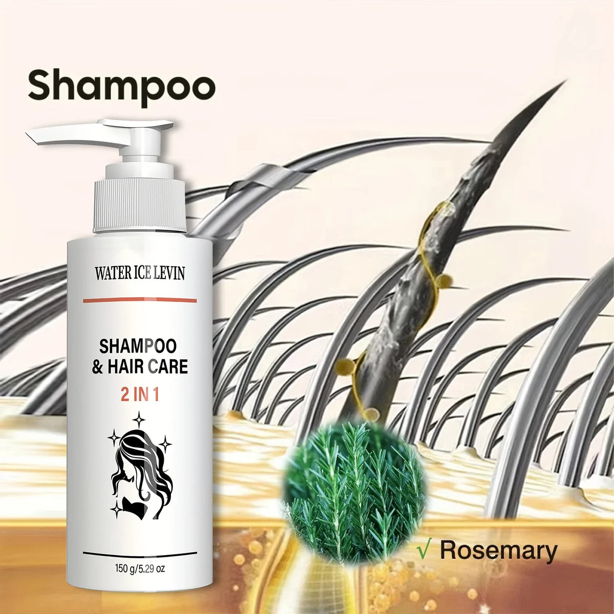 Qme 2-in-1 Nourishing Shampoo & Conditioner – Silky Smooth 2-in-1 Shampoo Qme