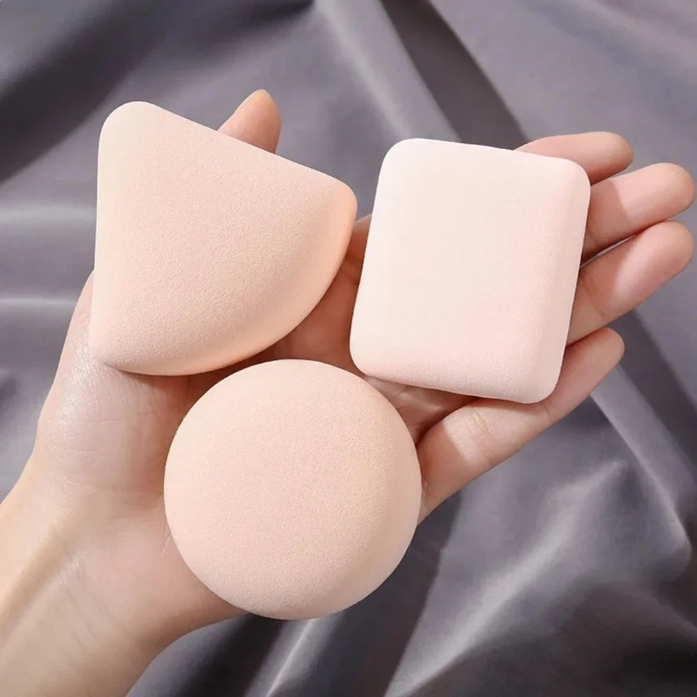 Soft Makeup Sponge Puff – Dry & Wet Cosmetic Blender Cosmetic Sponge Puff Qme mix-3pcs