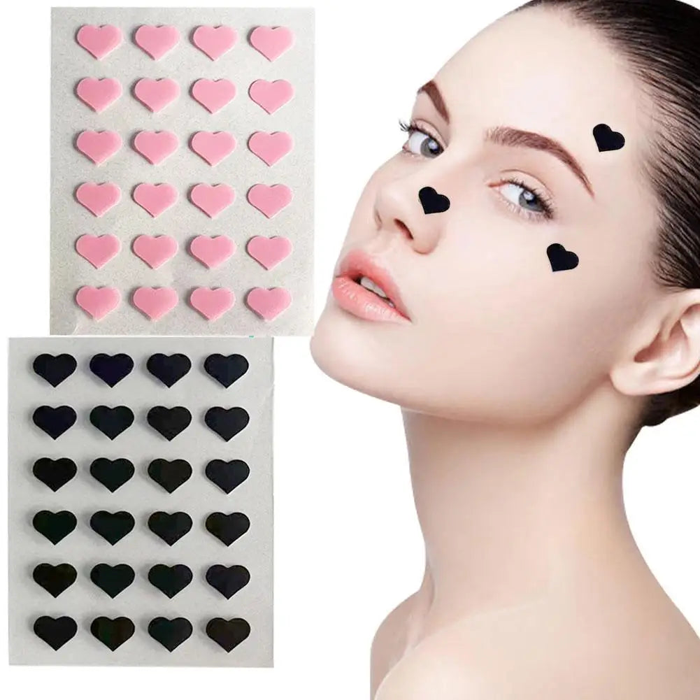 Hydrocolloid Acne Pimple Patches – 24 Pcs Gentle Blemish Stickers Acne Patch Qme