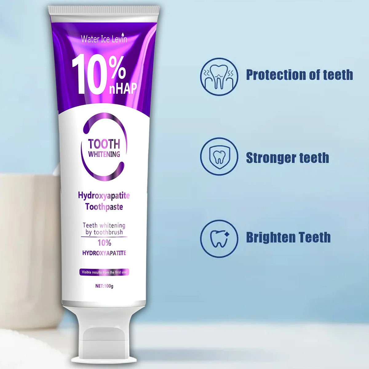 Oxide Hydroxyapatite Whitening Toothpaste & Toothbrush Set Whitening Toothpaste Set Qme