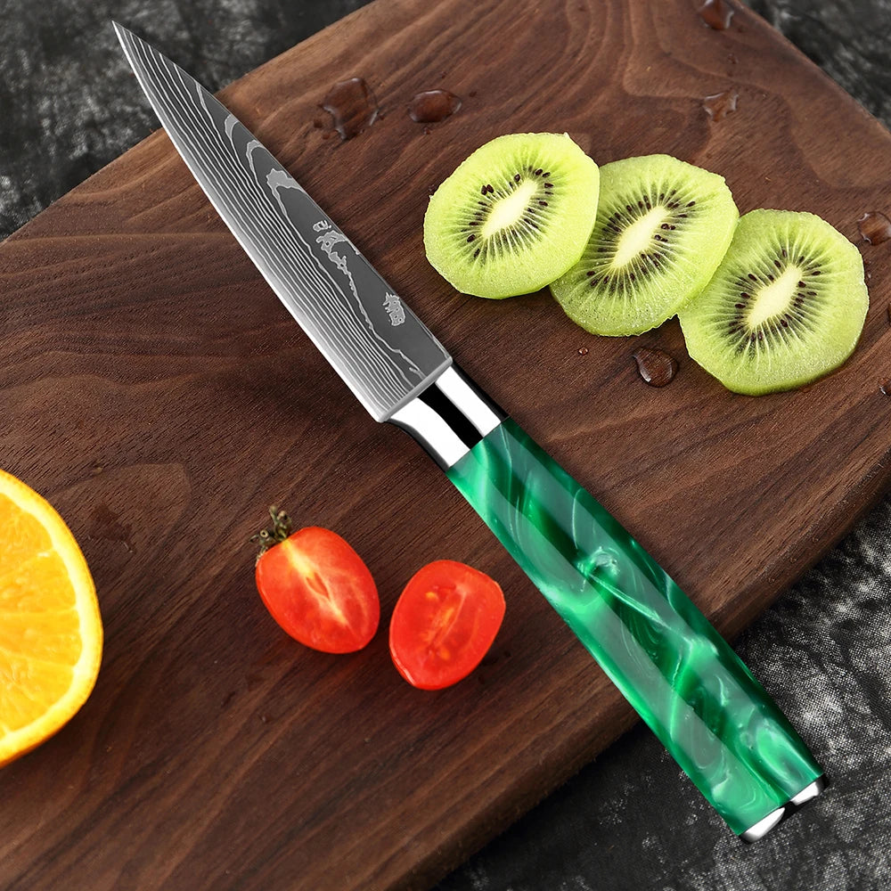 XITUO Chef Knife Set 1-8 Piece High Carbon Steel Kitchen Knives Kitchen Knife Set Qst