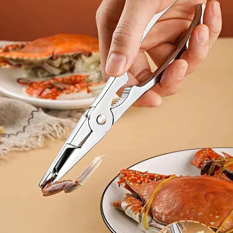 Stainless Steel Crab & Lobster Pliers Clamp Picking Tool Seafood Picking Tool Qme