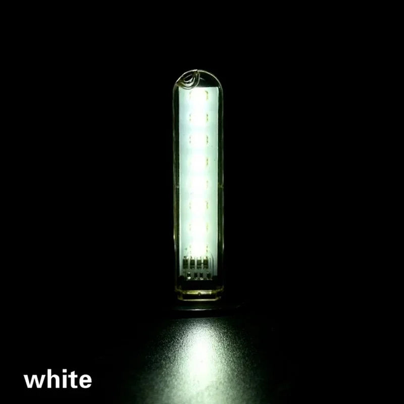 USB LED Camping Lantern – Mini Portable Tent Light | 5V LED Camping Lantern Qme White