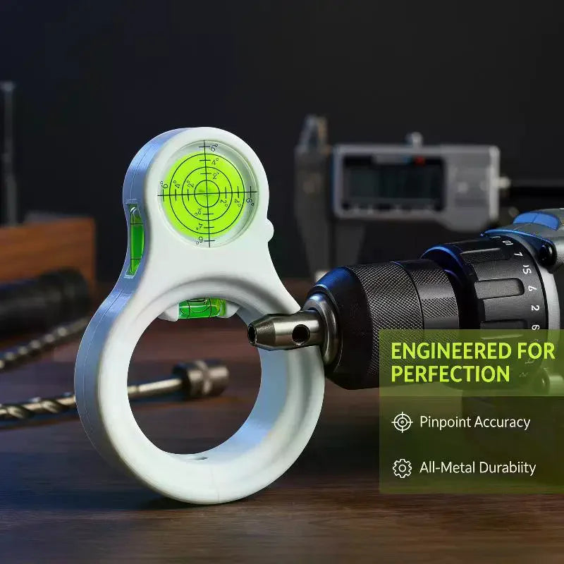 Circular Bubble Level Guide – Drill & Surveying Alignment Tool Bubble Level Tool Qme