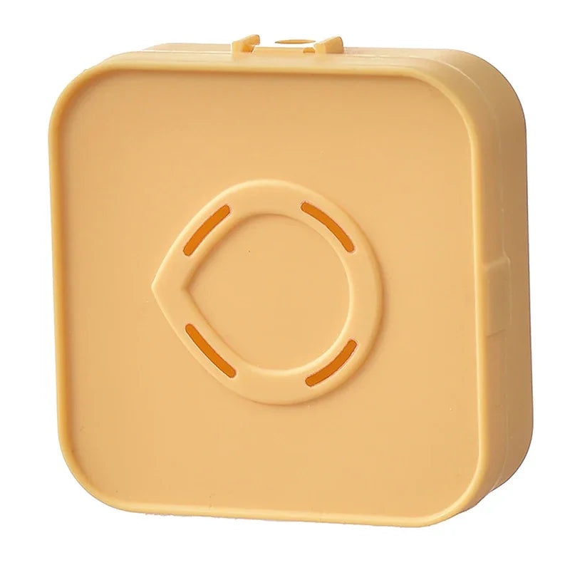 Camera-Style Empty Air Cushion Puff Compact Makeup Case Makeup Compact Case Qme Yellow