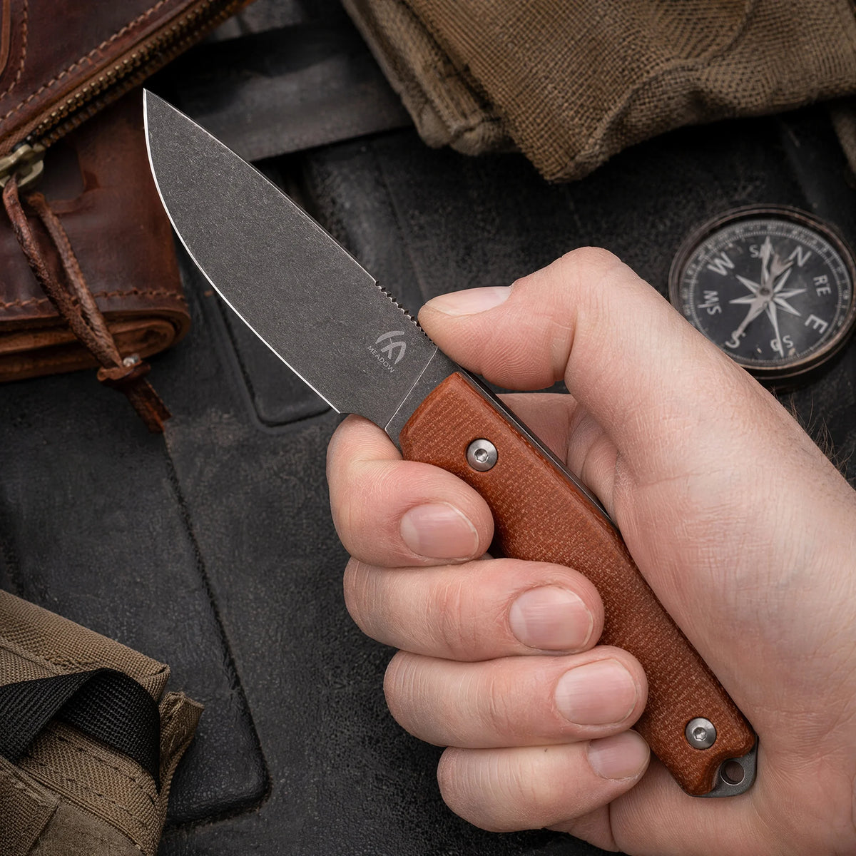 HUANGFU Outdoor Multi Knife – Compact Camping & Hiking Knife Outdoor Camping Knife Qst
