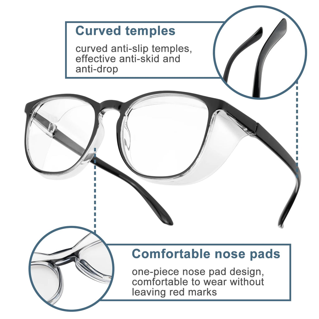 VOPHA HM9 Z87.1 Safety Goggles – Anti-Fog, Scratch-Proof Safety Goggles Qst