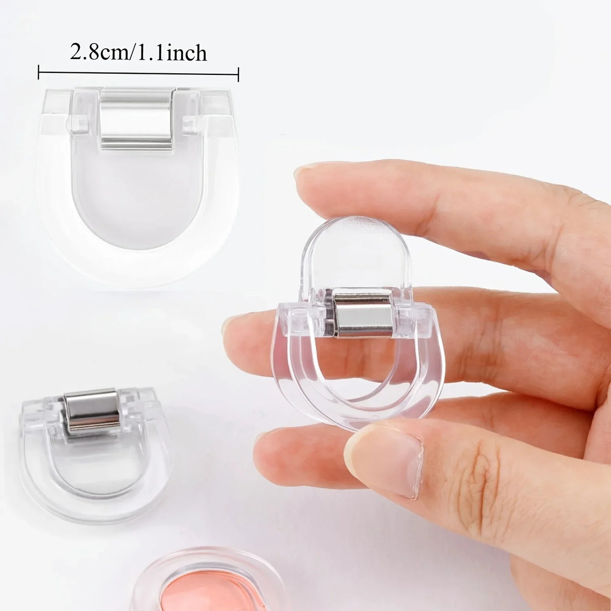 Transparent Invisible Pants Clips – Jeans & Wide-Leg Trousers (4 Pack) Pants Clips Qme