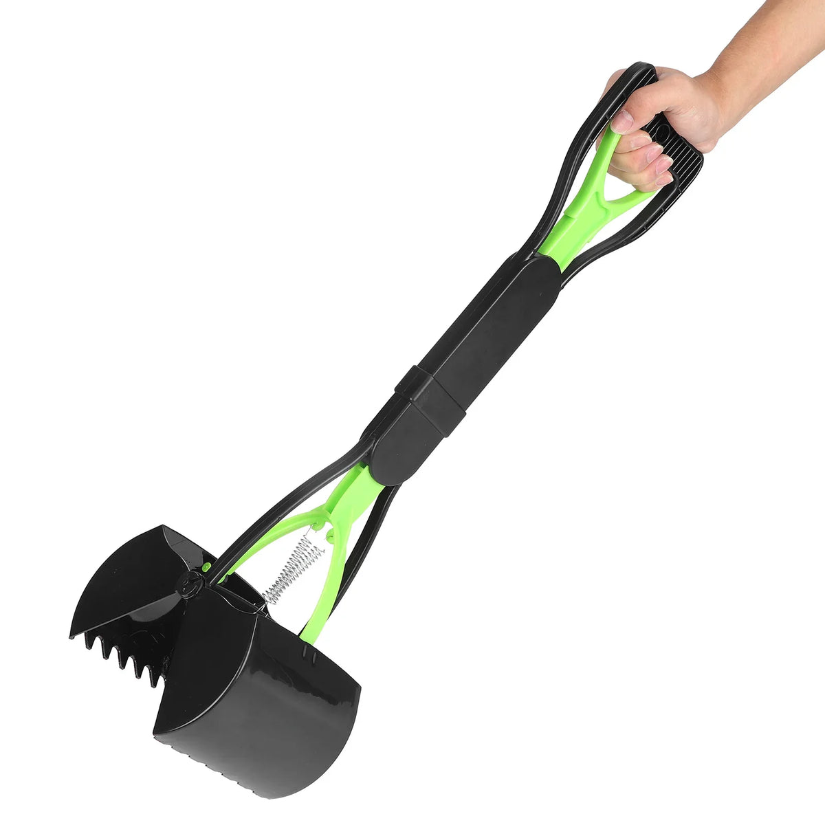 Dog Pooper Scooper Long Handle Jaw Grabber Pet Waste Picker Pet Waste Scooper Qme