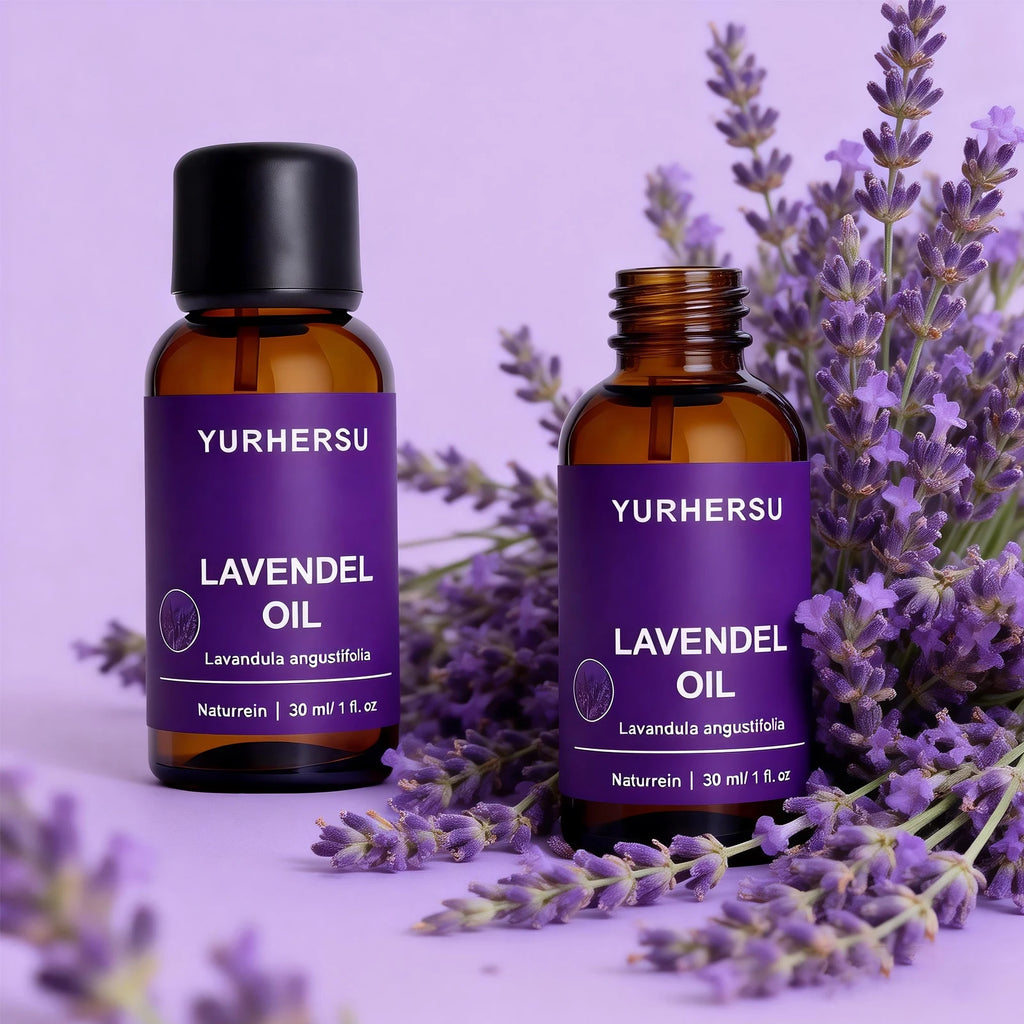 YURHERSU Pure Lavender Essential Oil 30ml – Skin & Hair Essential Oil Qst