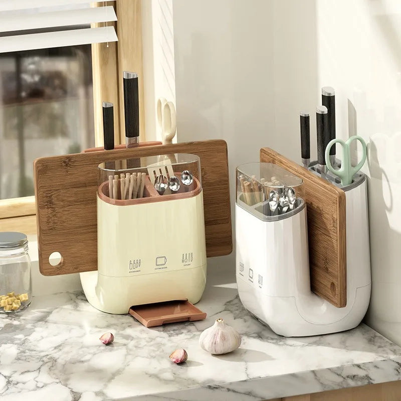 Multifunction Kitchen Knife Holder & Cutting Board Drain Rack Kitchen Knife Holder Qme