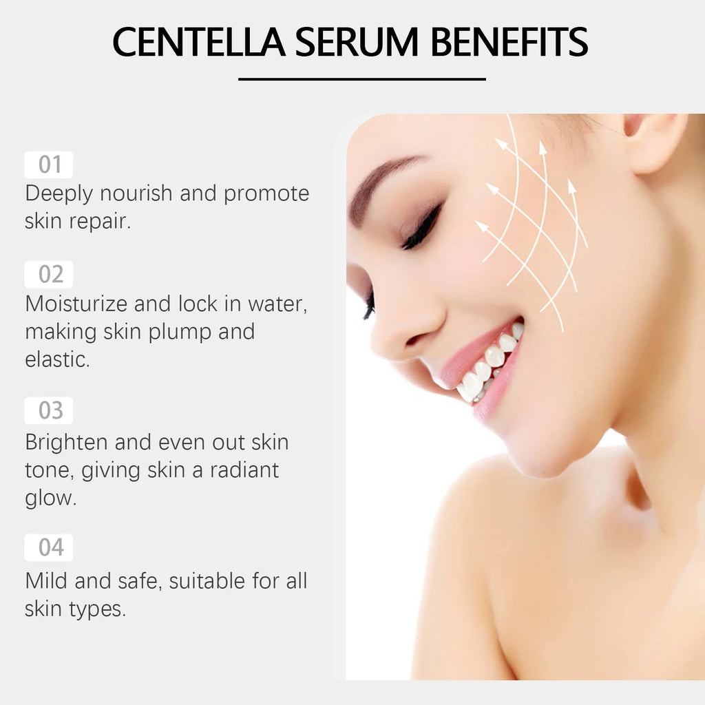 Centella Facial Serum – Brightening & Moisturizing Essence 50ml Face Serum Qst