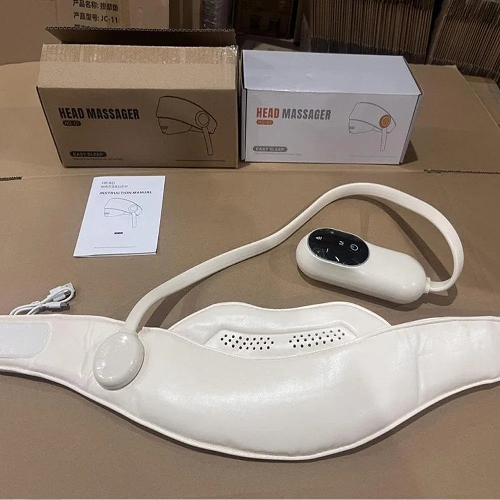 Electric Air Pressure Head & Eye Massager – Graphene Heat Head & Eye Massager Qst
