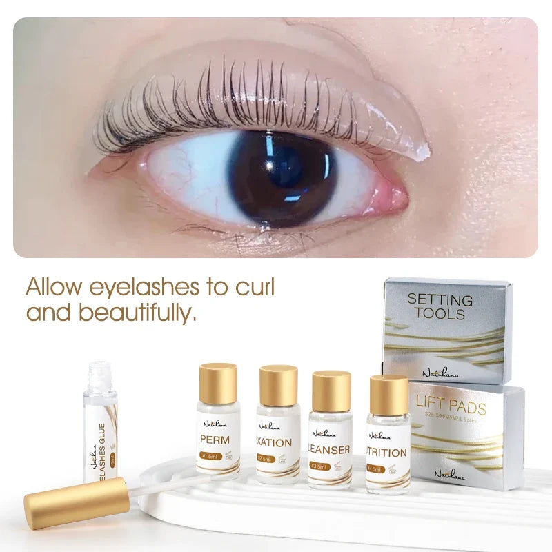 NATUHANA Lash Lift Kit – Eyelash Enhancer & Perming Tools Lash Lift Kit Qme