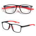 VOPHA 2-Pack Square Reading Glasses for Women +1.0–+3.0 Reading Glasses Qst 2Pcs-Red +300