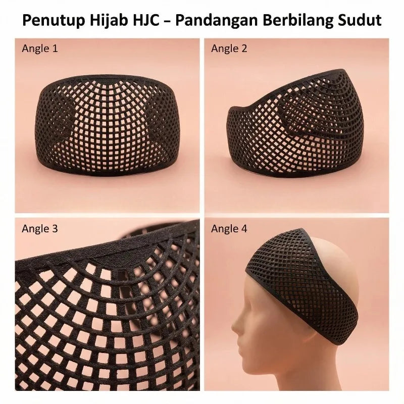 Women's Non-Slip Breathable Nylon Head Cap & Headscarf Women's Head Cap Qme