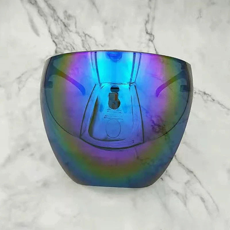 Oversized Punk Goggle Sunglasses | Full UV Protection Face Mask Goggle Sunglasses Qme