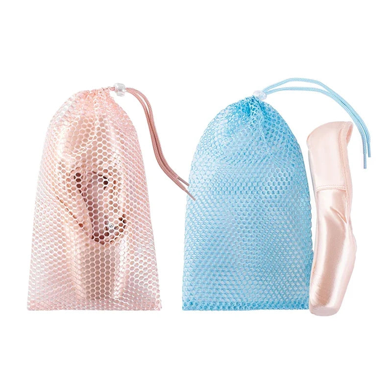 Girls Drawstring Ballet Bag – Pointe Shoe Dance Bag Drawstring Dance Bag Qme