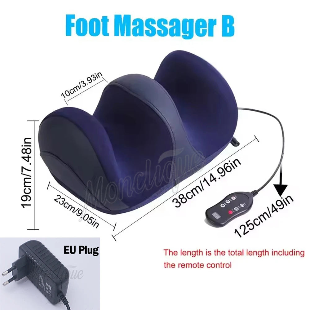 3D Shiatsu Foot & Leg Massager with Heat – 3 Modes Foot Leg Massager Qst Foot Massager B EU