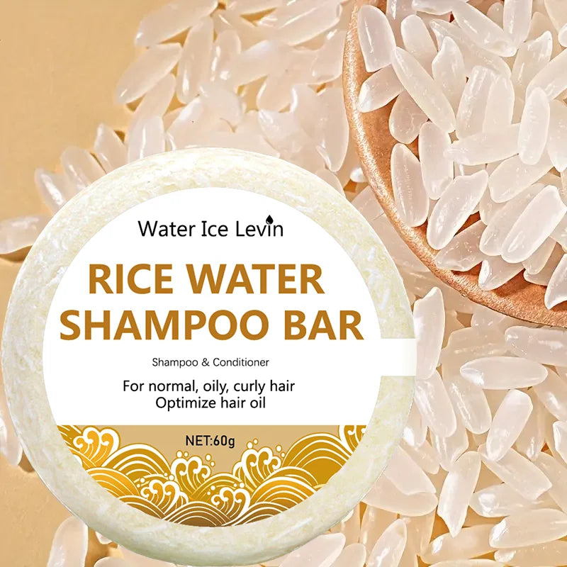 Organic Rice Water Protein Shampoo Bar – Nourishing Hair Soap Solid Shampoo Bar Qme