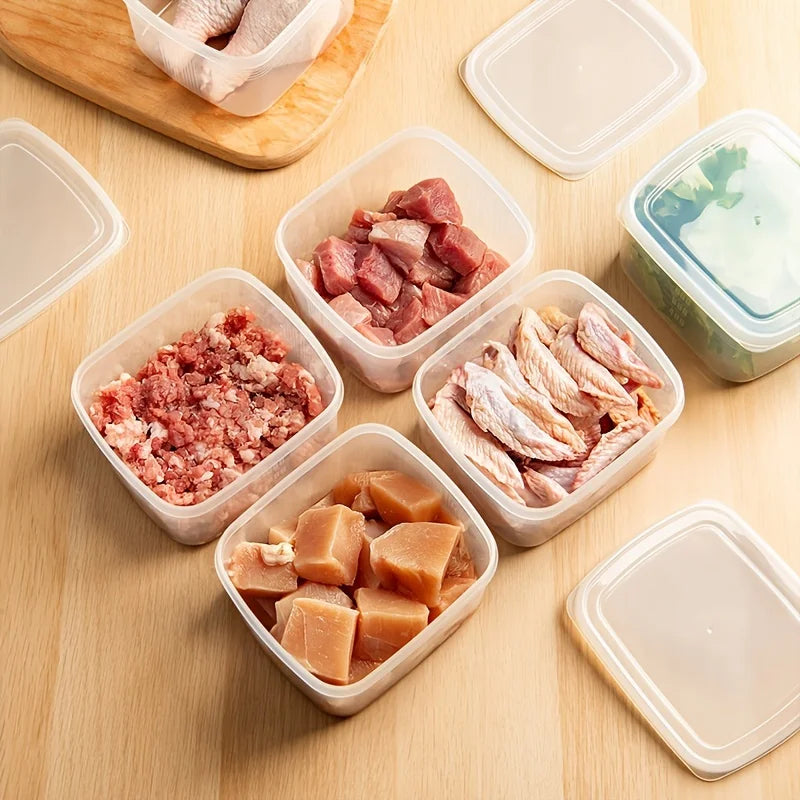 Sealed Refrigerator Storage Box with Lid – Freezer Safe Food Storage Container Qme