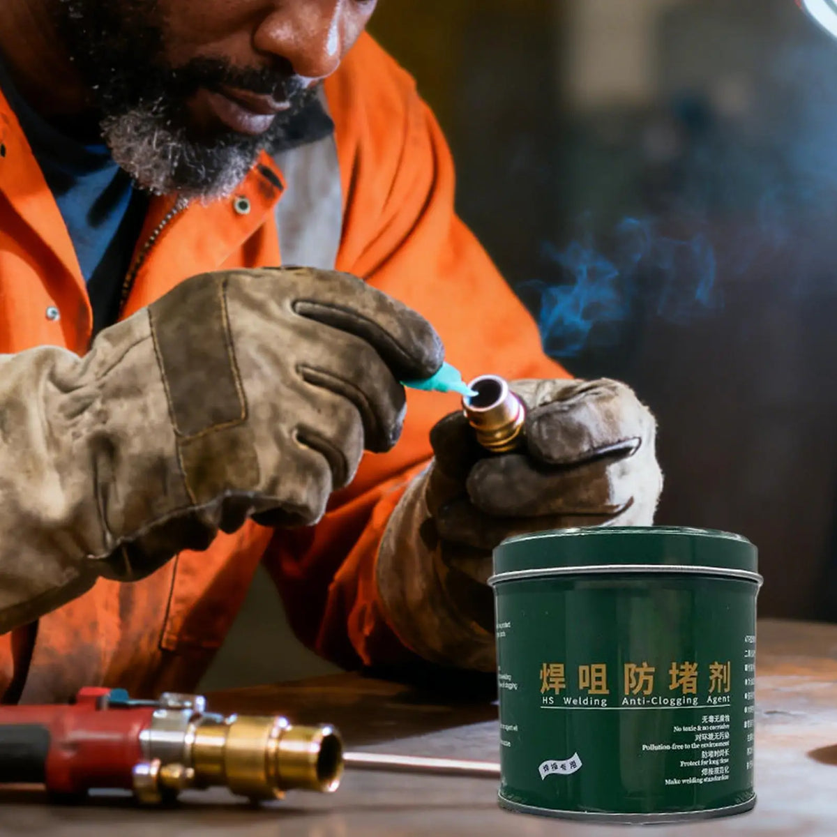 Welding Tip Gel Cleaner Paste 200g – MIG TIG Nozzle Anti-Spatter Welding Nozzle Gel Qme