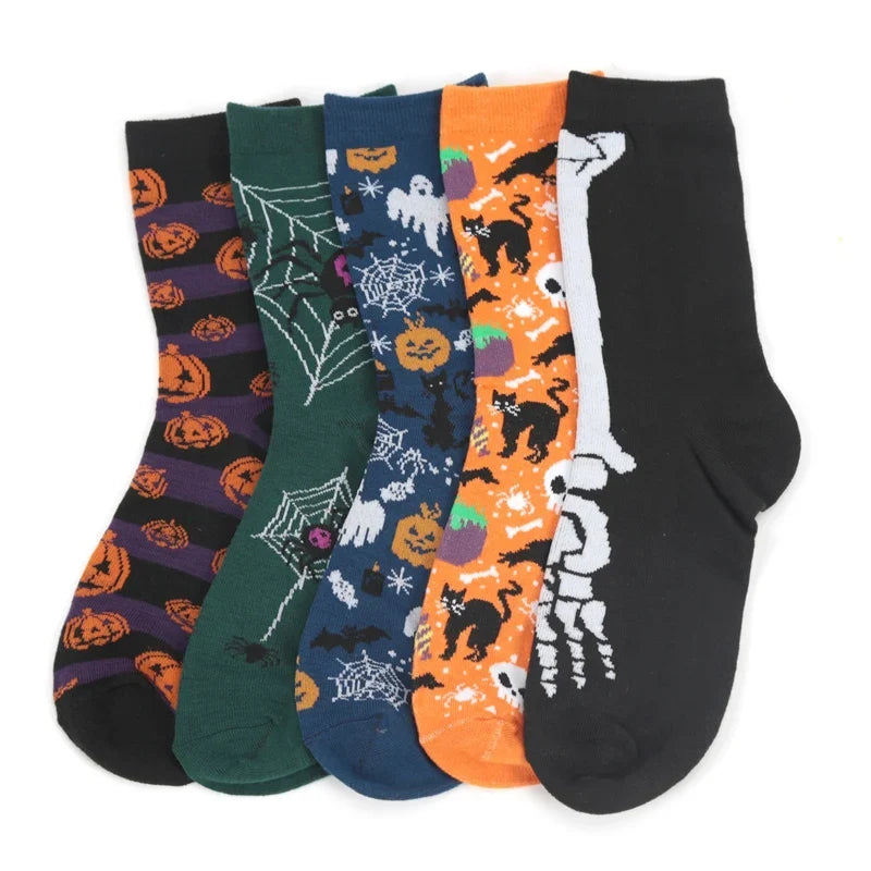 Anime Novelty Socks – Halloween Cosplay Hip Hop Women's Socks Novelty Print Socks Qme