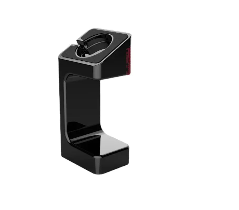 Smart Watch Charging Base & Phone Holder Stand – 2 Colors Watch Charging Stand Qme black