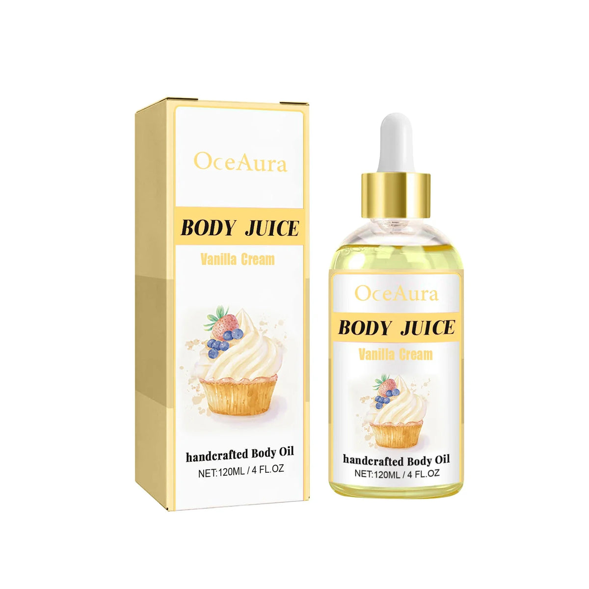 Sweet Fragrance Body Oil – Moisturizing Multi-Scent Formula Moisturizing Body Oil Qme Vanilla cream