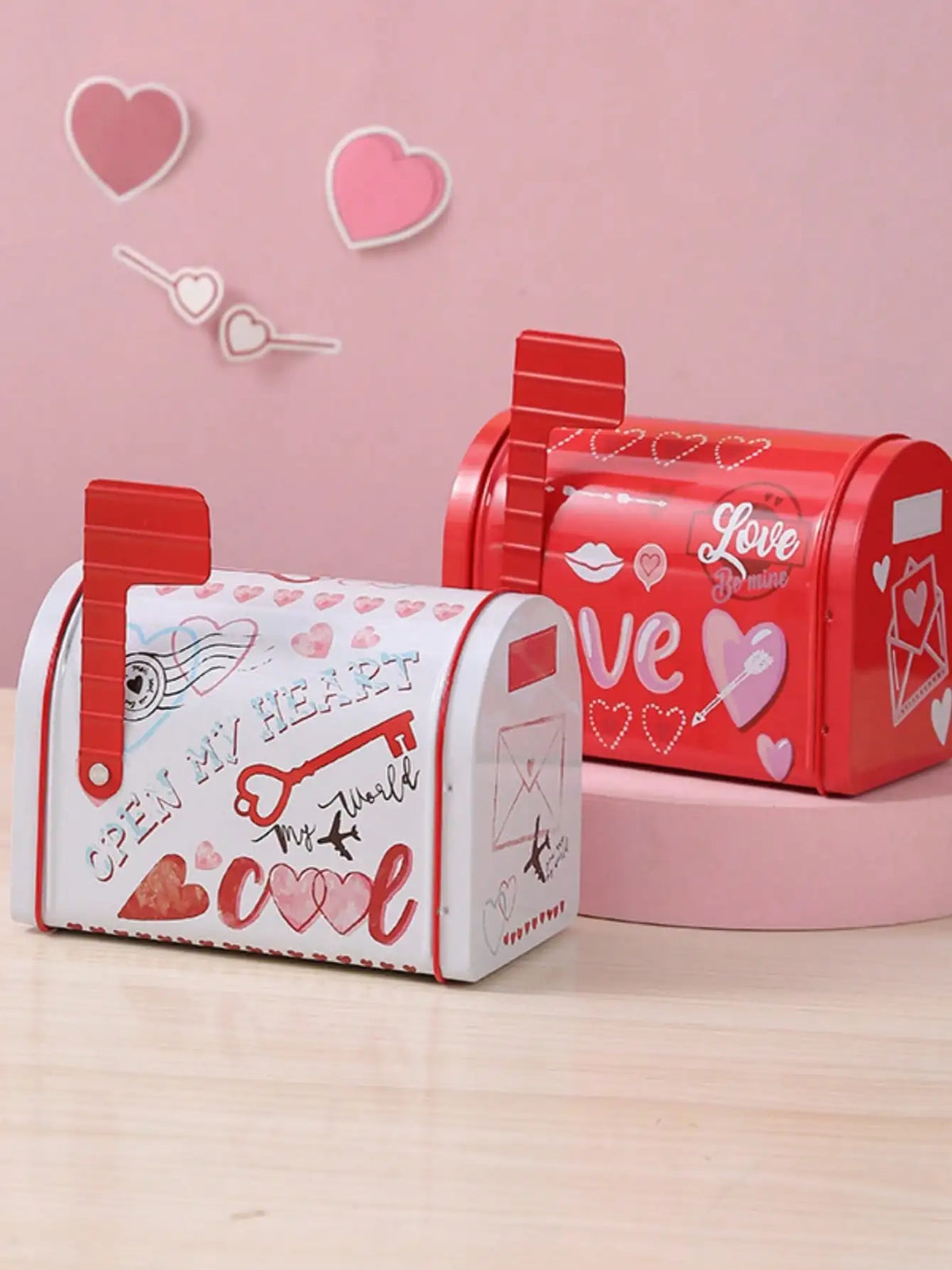 Heart-Shaped Metal Storage Box | Wedding & Anniversary Gift Decorative Storage Box Qme