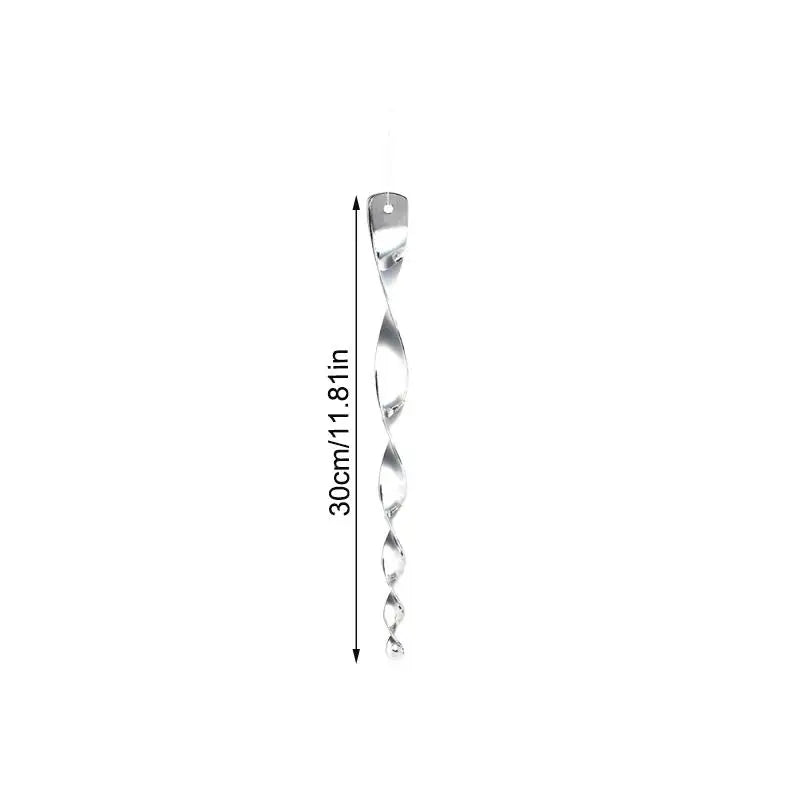 Sparkling Bird Repellent Spiral Reflectors – Hanging Deterrents Bird Deterrent Spiral Qme