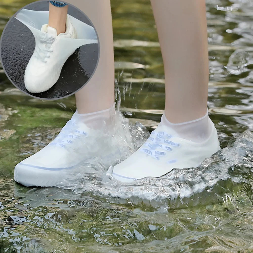 Silicone Rain Shoe Covers – Non-Slip, Waterproof & Reusable Waterproof Shoe Covers Qme