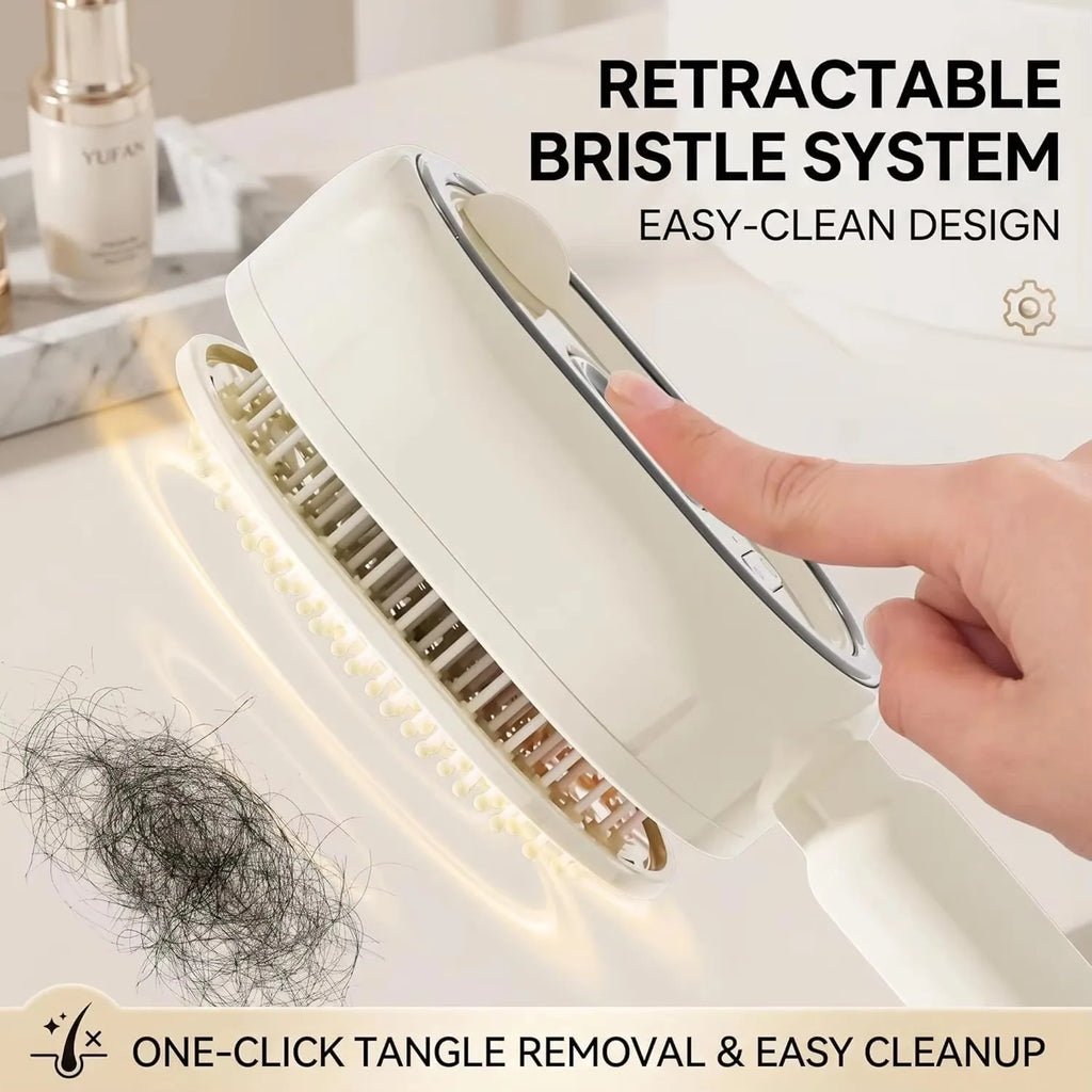 Electric Steam Spray Hair Brush – Air Cushion Scalp Massager Electric Hair Brush Qst