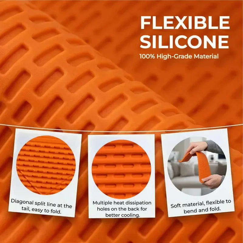 Multi-Angle Silicone Phone Stand Foldable Tablet & Notebook Holder Phone & Tablet Stand Qme