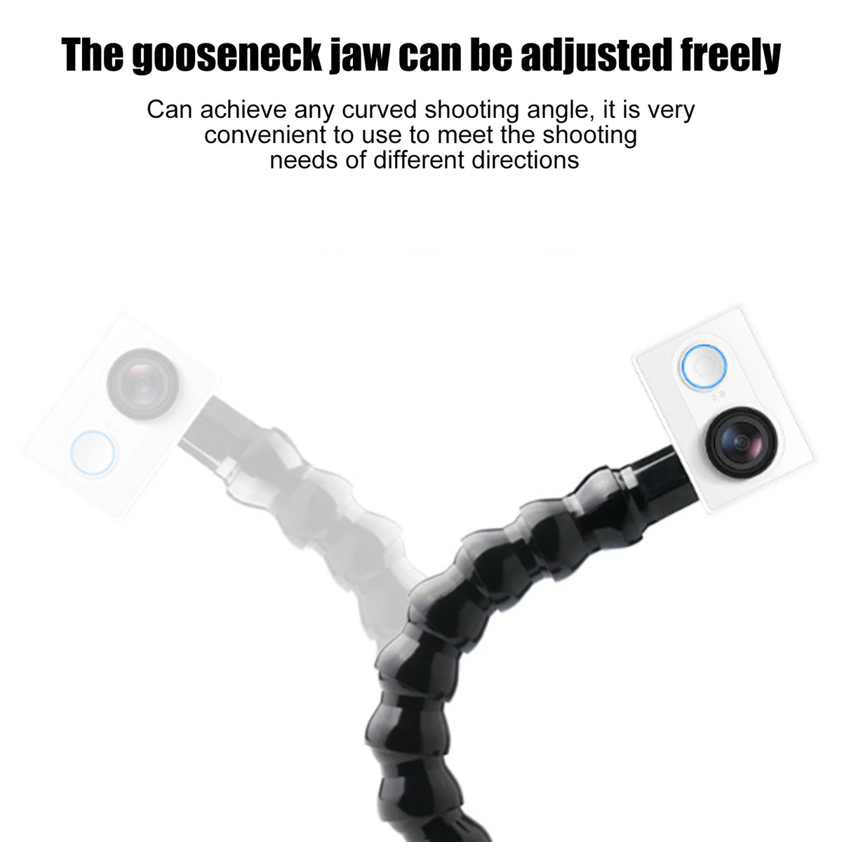 FLW 264 Flexible Gooseneck Camera Mount 8-Section 1/4in Screw Flexible Camera Mount Qst