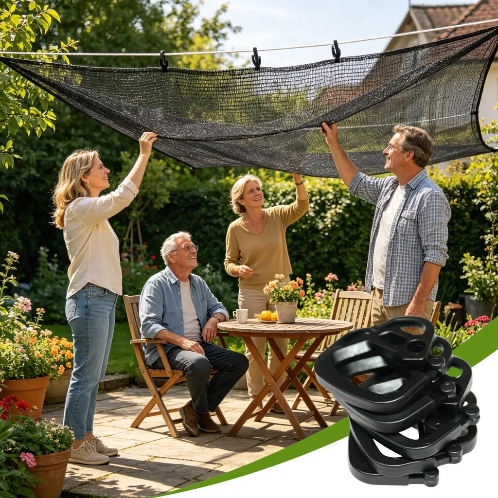 Shade Net Clips 100-Pack Tarp Fasteners for Garden & Patio Garden Net Clips Qme