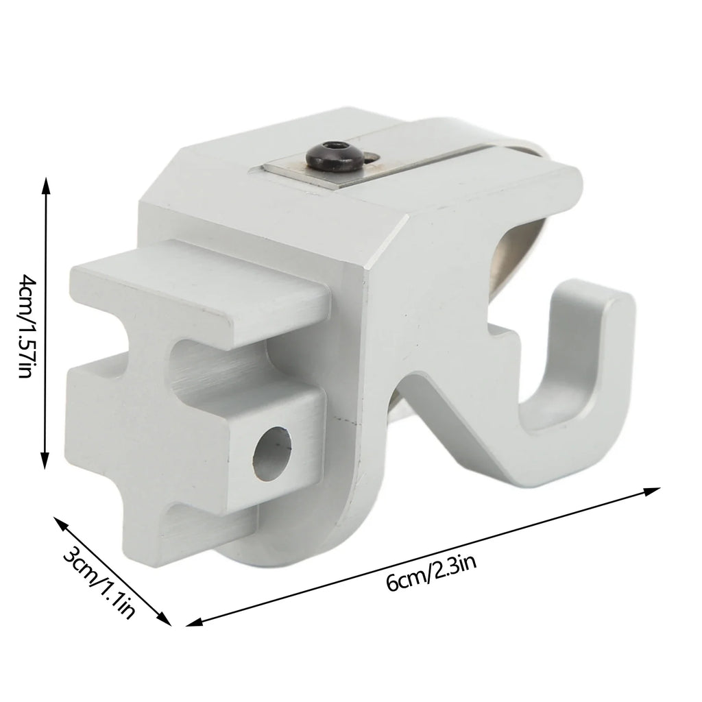 RV Awning Lower Rafter Claw | Satin Aluminum Dometic Sunchaser RV Awning Hardware Qme