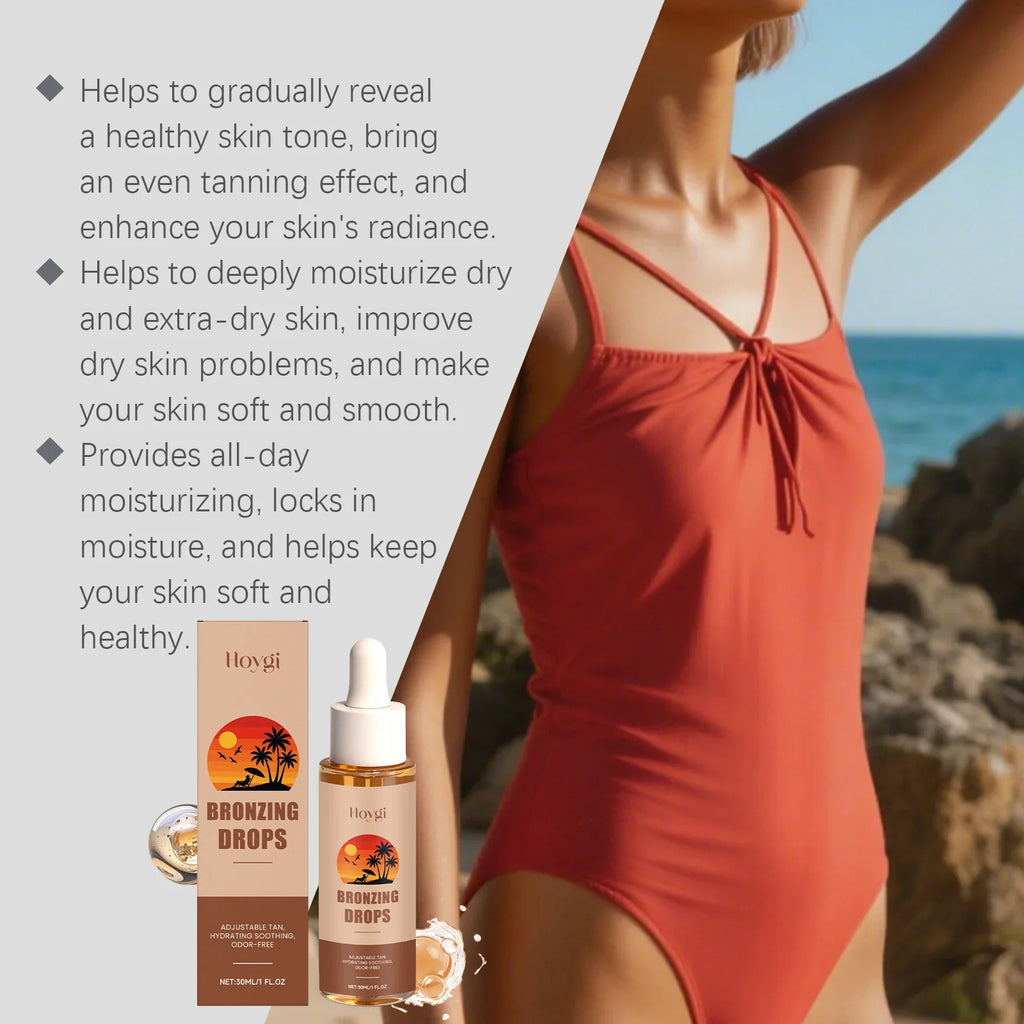 Sunless Tanning Drops – Gradual Bronzing Face Drops by Qme Sunless Tanning Drops Qme