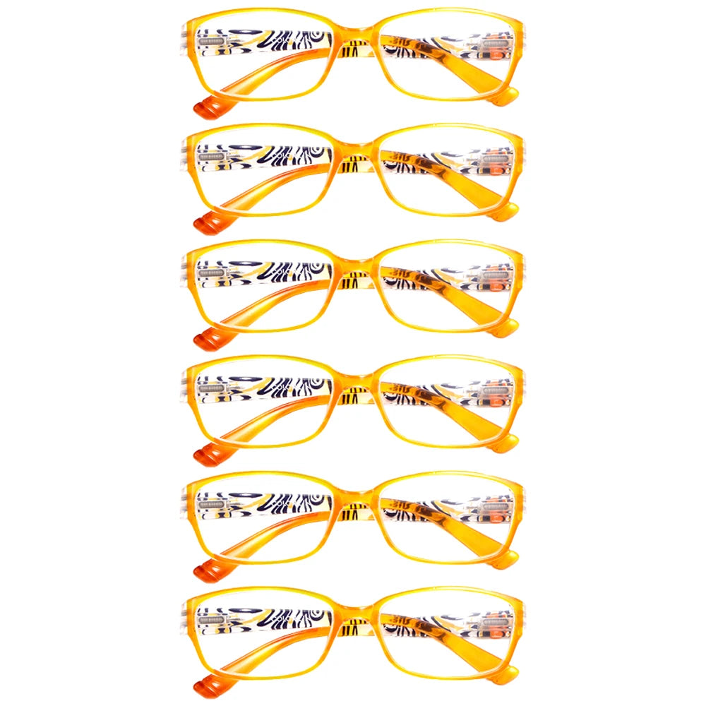 VOPHA Anti Blue Light Reading Glasses – Unisex Printed Acetate Reading Glasses Qst 250 Yellow