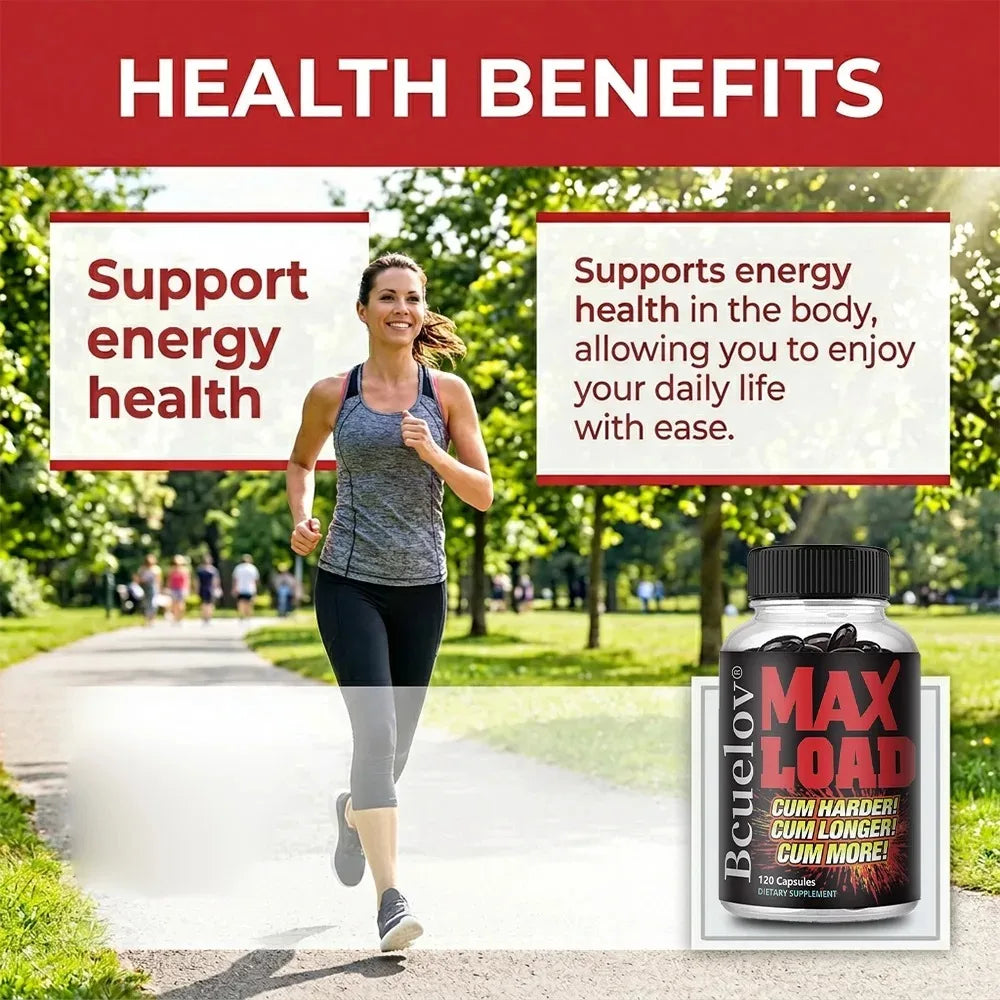 VITALXTRA Men's Maca Energy & Endurance Supplement | Non-GMO Men's Supplement Qst