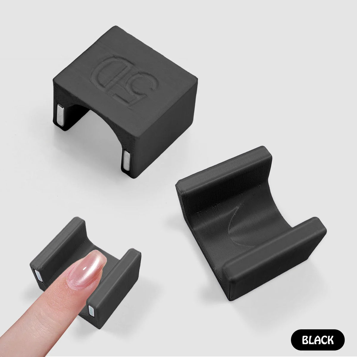 Cat Eye Magnet Stick 5D Velvet Gel Nail Art Tool | Qme Nail Art Magnet Tool Qme Black