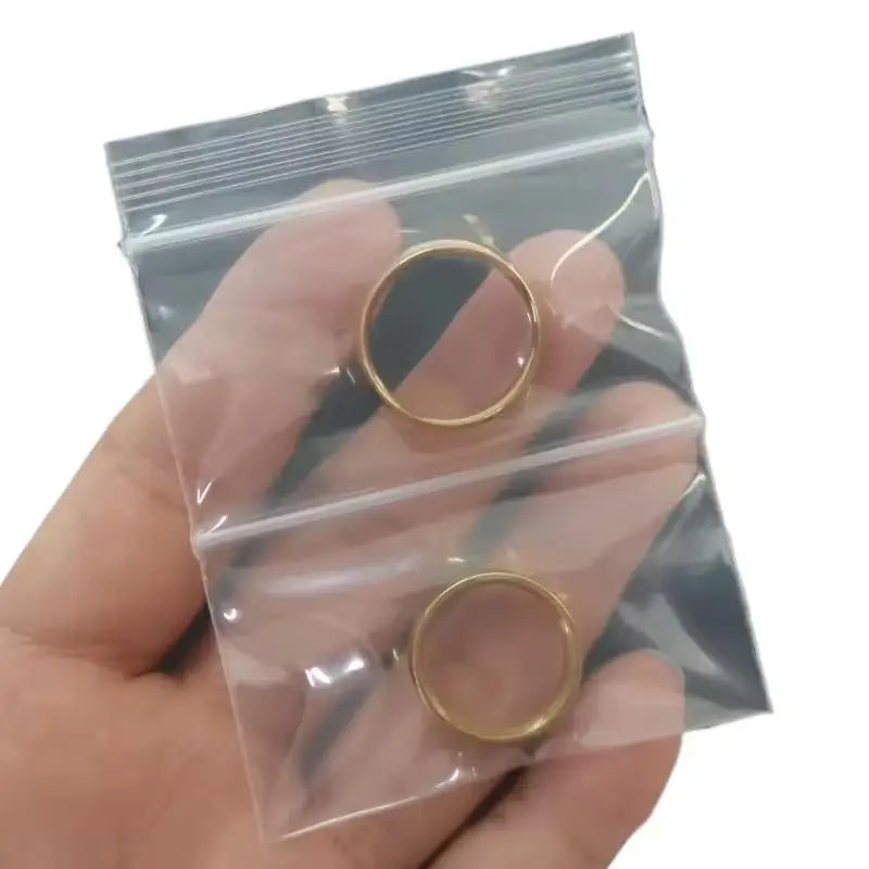 200Pcs Clear Double Pocket Ziplock Bags – Jewelry & Travel Storage Ziplock Storage Bags Qst