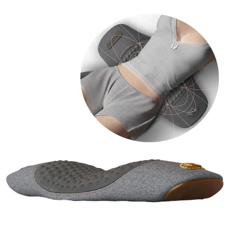 Electric Heated Vibrating Lumbar Support Massage Pillow Lumbar Massage Pillow Qst