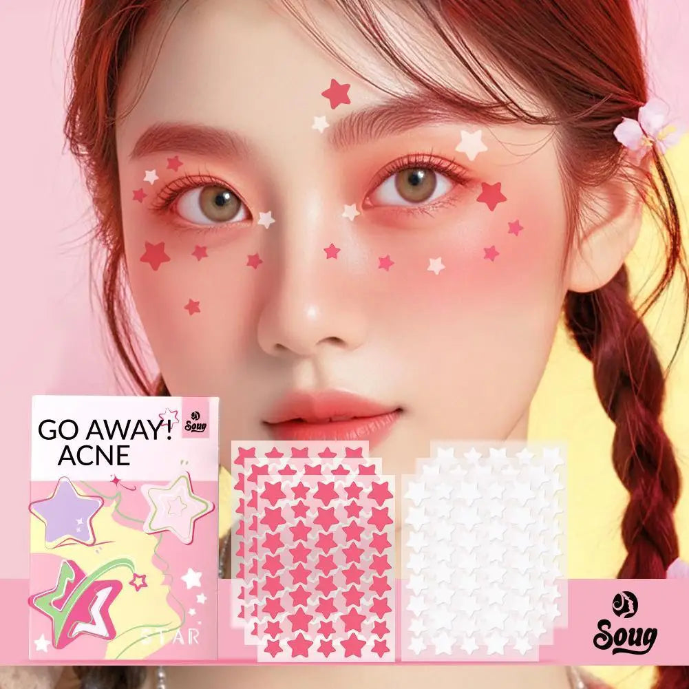 Cute Star Pimple Patches – 240pcs Invisible Spot Cover Pimple Patch Stickers Qme