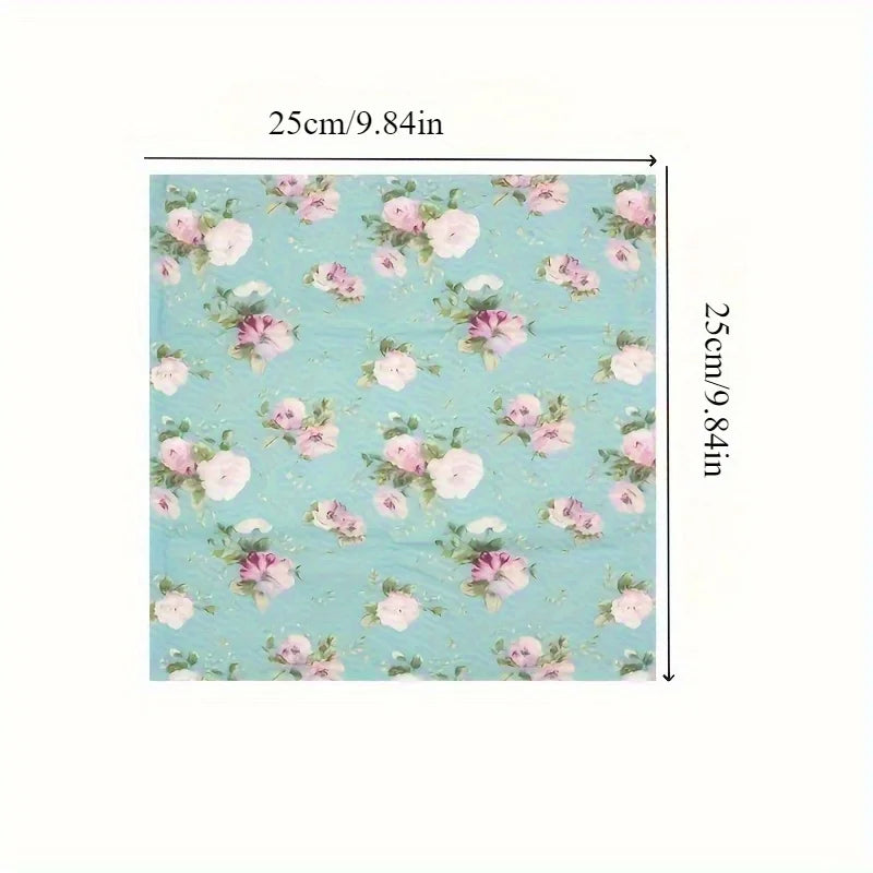 Floral Twill Patchwork Fabric – DIY Cotton Sewing & Quilting Patchwork Craft Fabric Qme