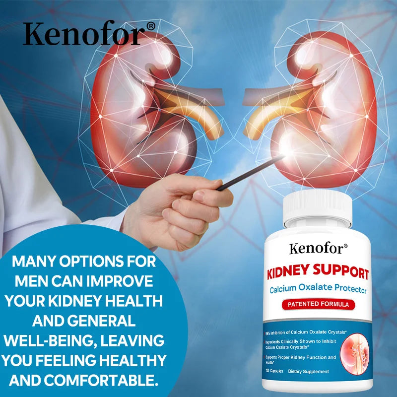 Kidney Support Cleanse Detox Capsules | Urinary Tract Health Herbal Detox Supplement Qst