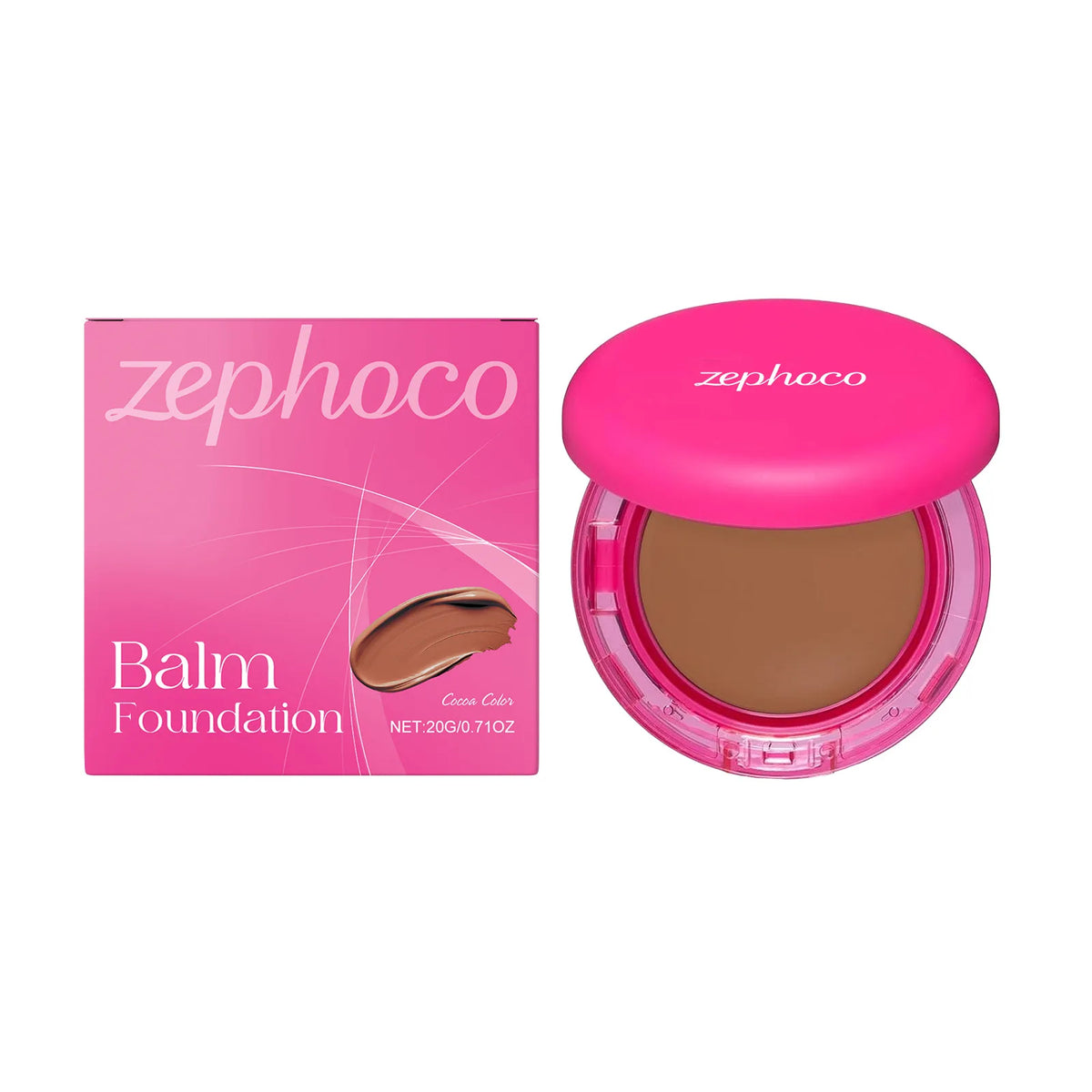 Zephoco Matte BB Cream Foundation – 4 Shades, Full Coverage BB Cream Foundation Qst Cocoa